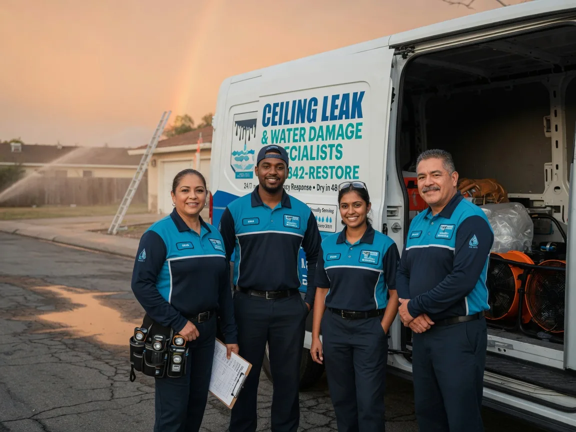 Ceiling Leak Cleanup company in Burnham, ME
